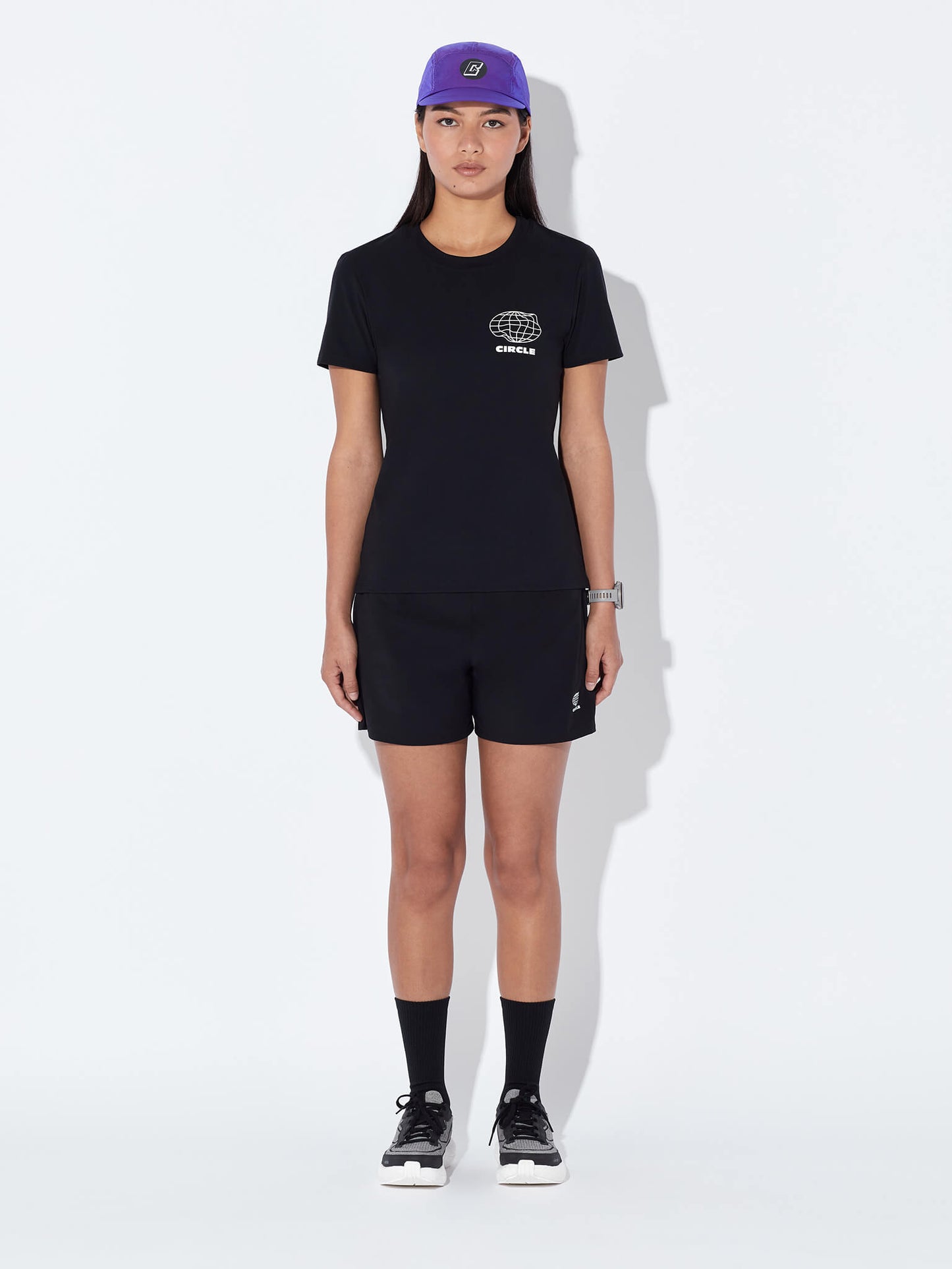 Pack T-shirt Athletic Run & Short Everystride Femme Noir
