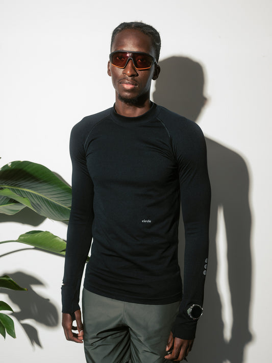 T-Shirts & Hauts Gymshark  Bold Crew - Black Black Homme